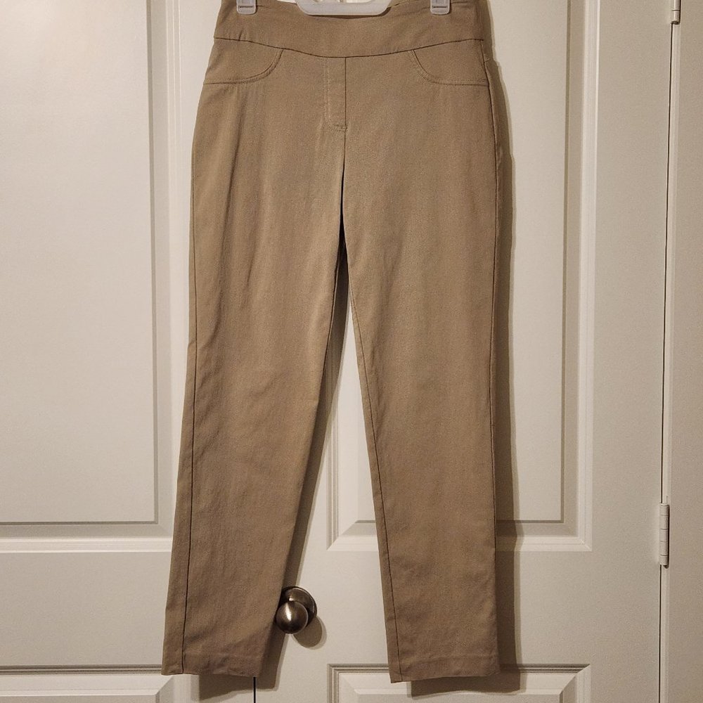 Ruby Rd. tan stretch slacks, size 6